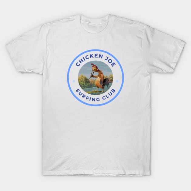 blue chicken  jo surfing club T-Shirt by PSYCH90